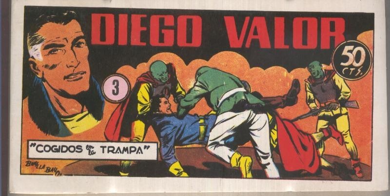 Facsimil: Diego Valor primera serie tomitos numero 03