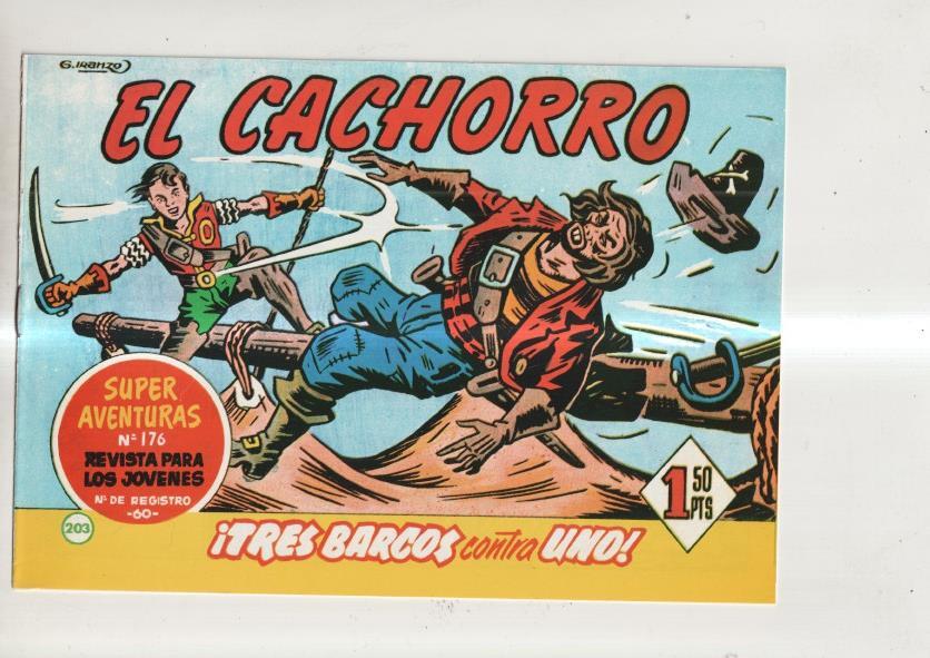 Facsimil El Cachorro de Iranzo numero 203: tres barcos contra uno 