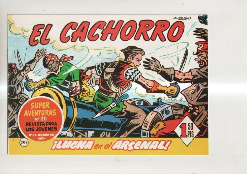 Facsimil El Cachorro de Iranzo numero 208: lucha en el arsenal 