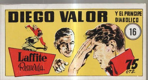Facsimil: Diego Valor primera serie tomitos numero 16