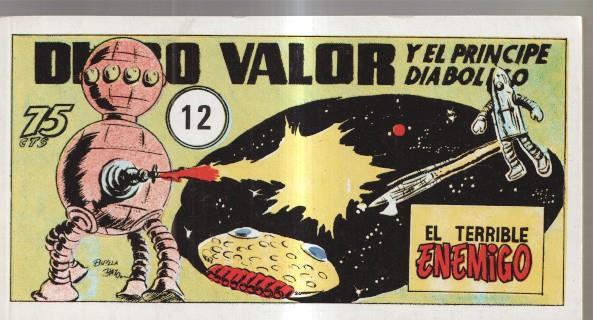 Facsimil: Diego Valor primera serie tomitos numero 12