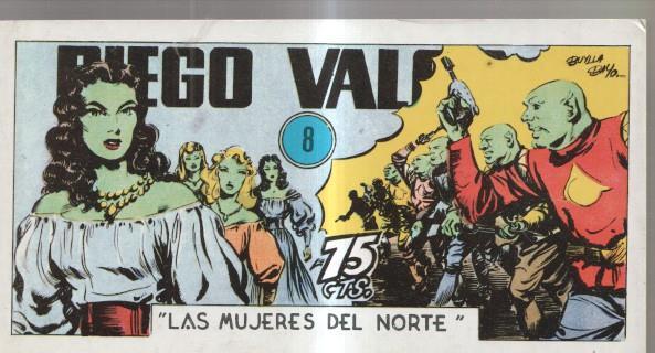 Facsimil: Diego Valor primera serie tomitos numero 08