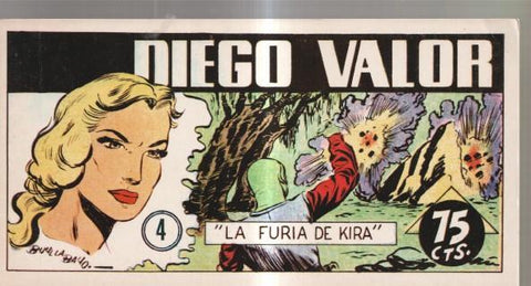Facsimil: Diego Valor primera serie tomitos numero 04