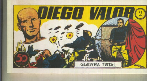 Facsimil: Diego Valor primera serie tomitos numero 02