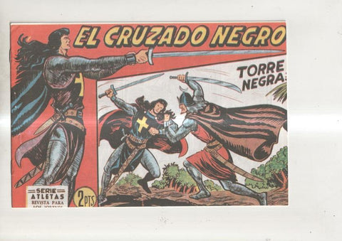 Facsimil: El Cruzado Negro numero 28: Torre negra