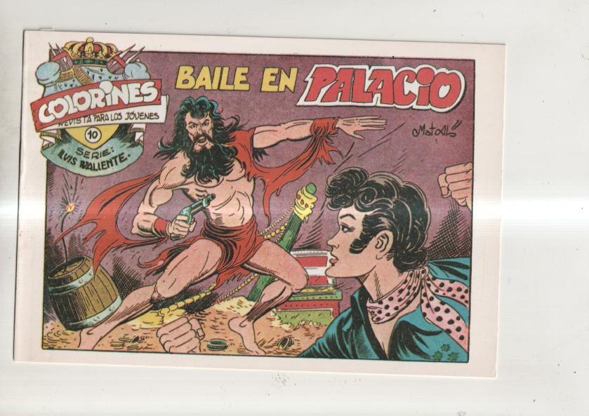Facsimil: Luis Valiente numero 10: Baile en palacio