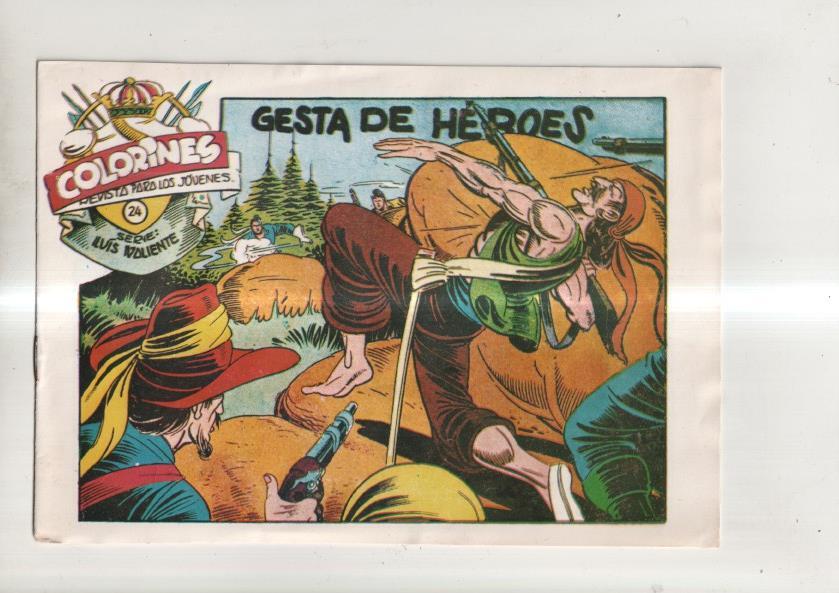 Facsimil: Luis Valiente numero 24: Gesta de heroes