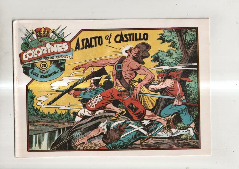 Facsimil: Luis Valiente numero 20: asalto al castillo