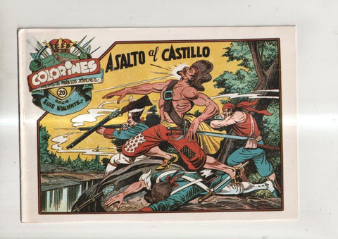 Facsimil: Luis Valiente numero 20: asalto al castillo