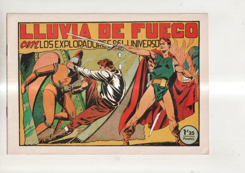 Facsimil: Los exploradores del universo numero 02: Lluvia de fuego