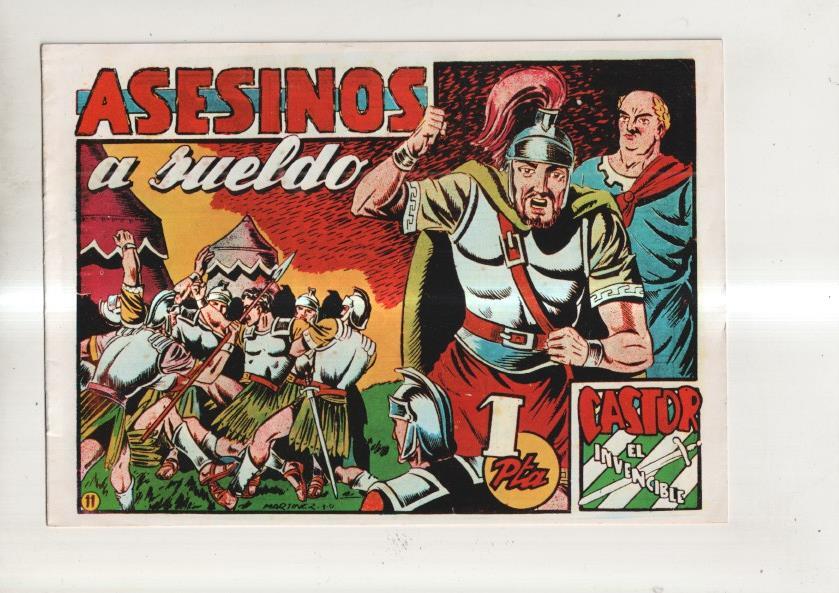 Facsimil: Castor el invencible numero 11: Asesinos a sueldo