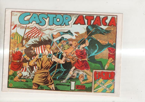 Facsimil: Castor el invencible numero 13: Castor ataca