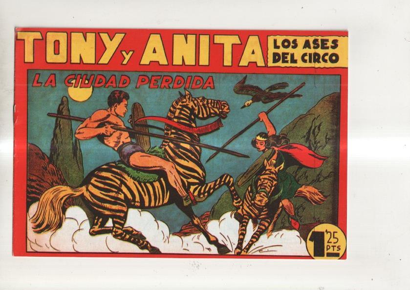 Facsimil: Tony y Anita los ases del circo numero 19: La ciudad perdida