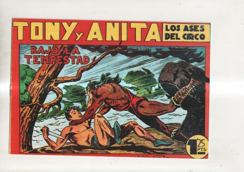 Facsimil: Tony y Anita los ases del circo numero 20: Bajo la tempestad