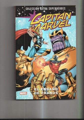 Coleccion Extra Superheroes numero 44: Capitan Marvel numero 2: El engaño de Thanos