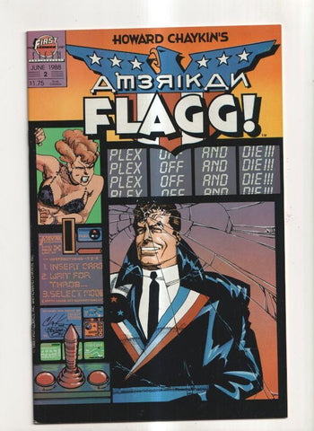 Howard Chaykins -First Comics: American Flagg numero 2