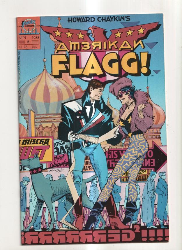 Howard Chaykins -First Comics: American Flagg numero 5