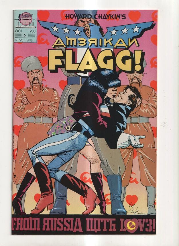 Howard Chaykins -First Comics: American Flagg numero 6