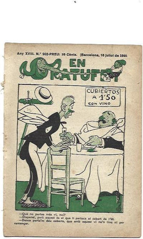 PATUFET 2806: Cubiertos a 1,5 con vino