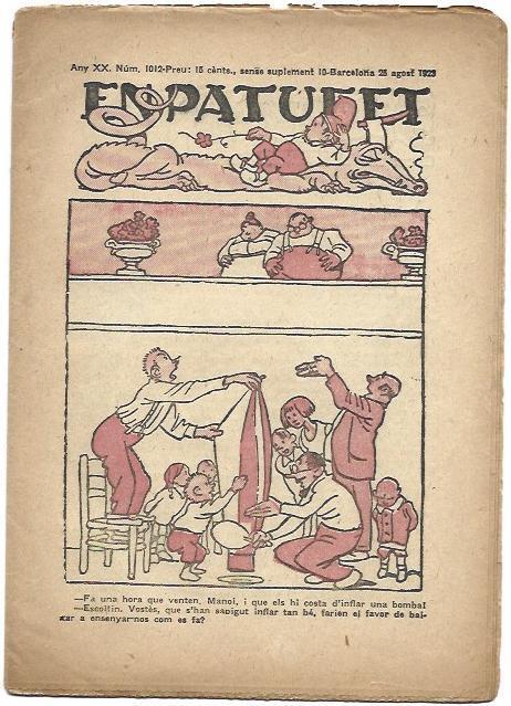 PATUFET 2778: Numero 1012, 25 agosto 1923