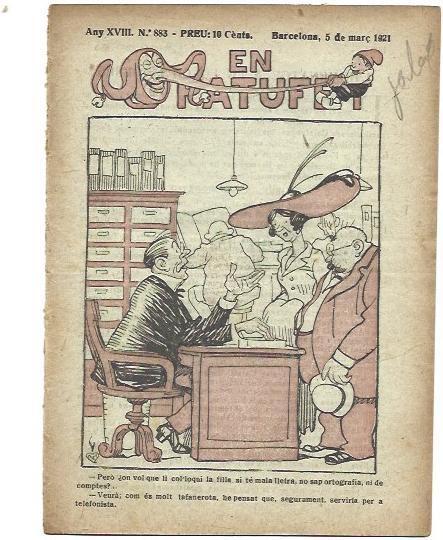 PATUFET 2787: Numero 883, 5 de marzo de 1921
