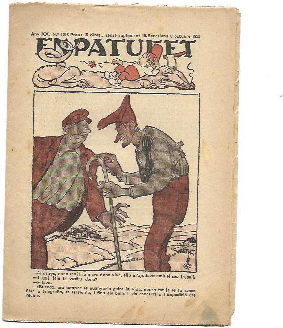 PATUFET 2695: Numero 1018, 6 de octubre de 1923