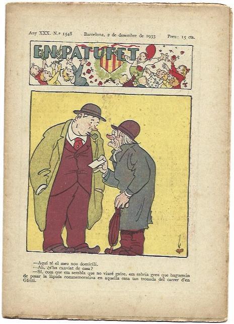 PATUFET 2699: Numero 1548, 2 de diciembre de 1933
