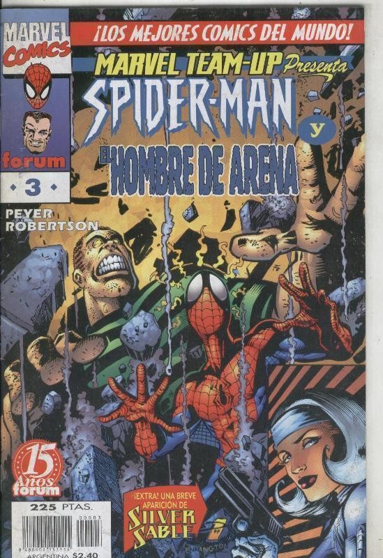Planeta: Marvel Team Up numero 03: Spiderman y El Hombre de Arena