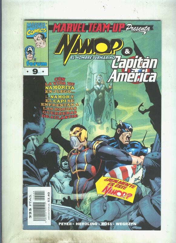 Planeta: Marvel Team Up numero 09: Namor y Capitan America