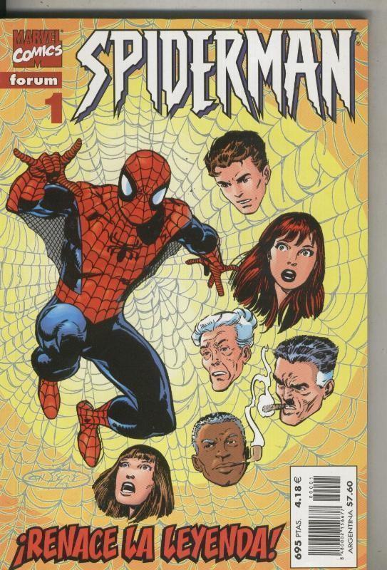 Spiderman tercera serie, prestigio lomo rojo numero 01 (con precinto editorial)