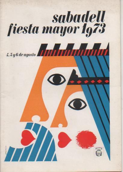 Varios E00517: Programa de Fiesta Mayor de Sabadell 1973