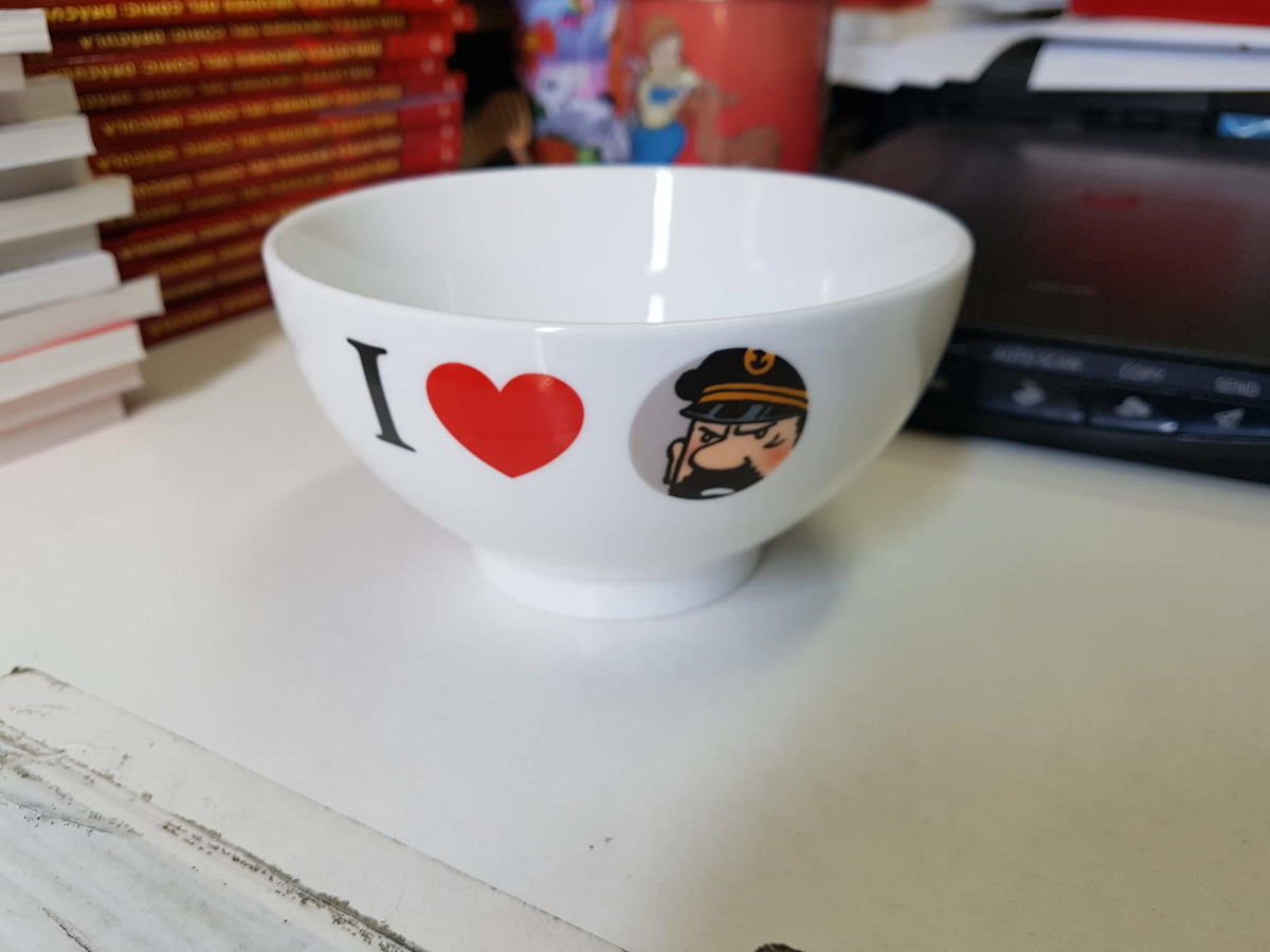 Tazas Tintin:  Tazon de desayuno del Capitan Haddock (bol ceramica)