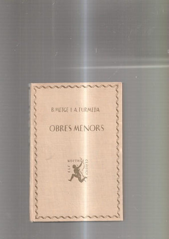 Obres Menors de B. Metge i A. Turmeda