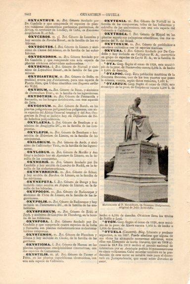 LAMINA V50764: Monumento a P. Mendiburo en Oyarzun por J. Echendia