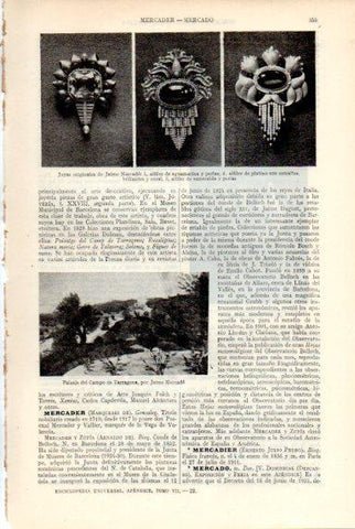 LAMINA V50692: Joyas de Jaime Mercade