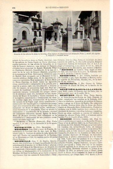 LAMINA V50689: Mansion de los señores de Arias en Asturias