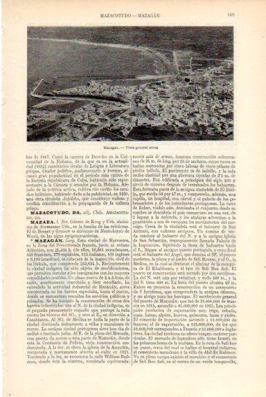 LAMINA V50684: Vista aerea de Mazagan, Marruecos