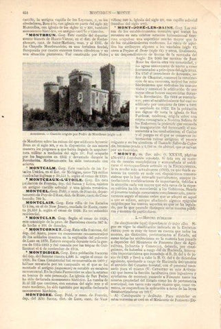 LAMINA V50706: Castillo de Montbrun, Francia