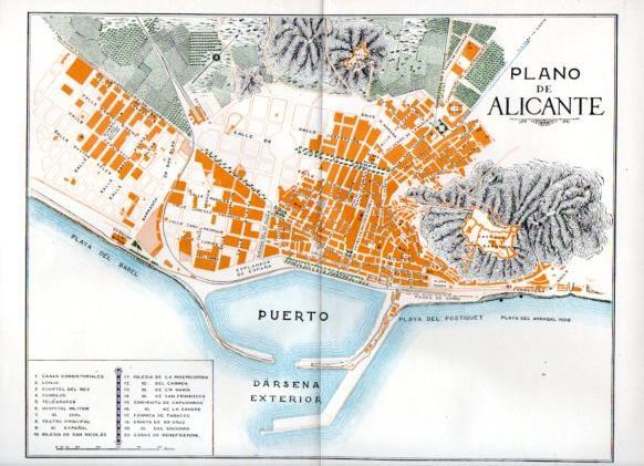 LAMINA V50852: Plano de Alicante