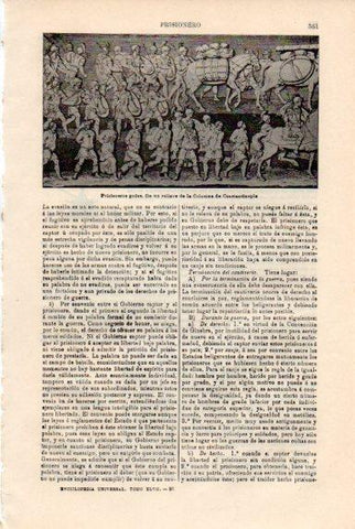 LAMINA V50843: Prisioneros godos, relieve Columna de Constantinopla