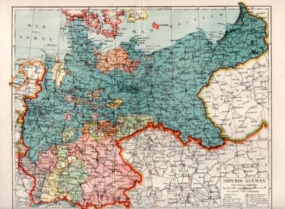 LAMINA V50864: Mapa del Imperio aleman