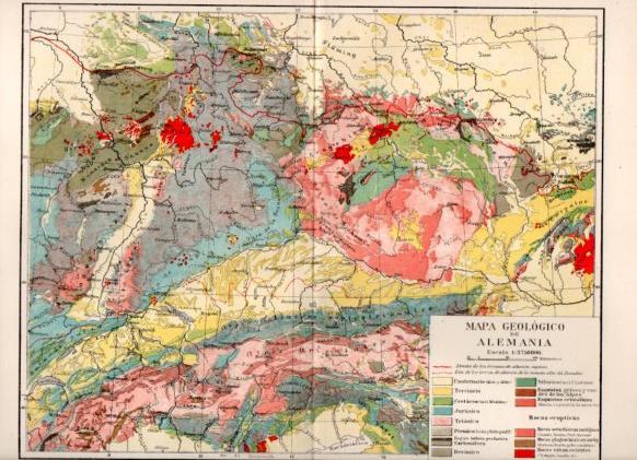 LAMINA V50863: Mapa geologico de Alemania