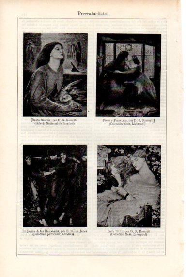 LAMINA V50793: Obras por D. G. Rossetti
