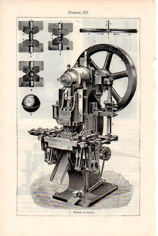 LAMINA V50786: Prensa excentrica
