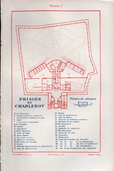 LAMINA V50827: Plano Prision de Charleroy