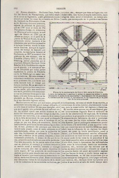 LAMINA V50823: Planta penitenciaria de Cherry Hill, Filadelfia