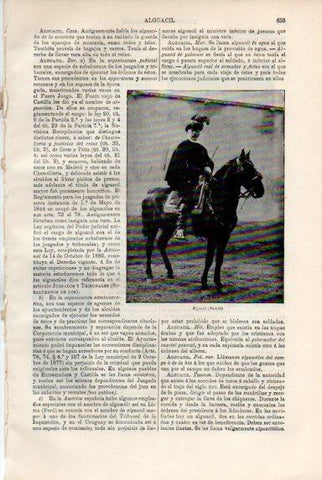 LAMINA V50519: Alguacil de Madrid