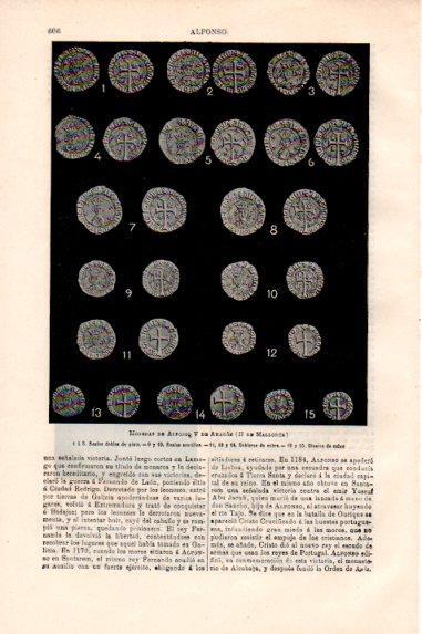LAMINA V50510: Monedas de Alfonso V de Aragon