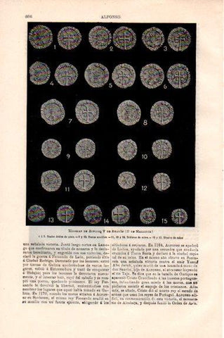 LAMINA V50510: Monedas de Alfonso V de Aragon