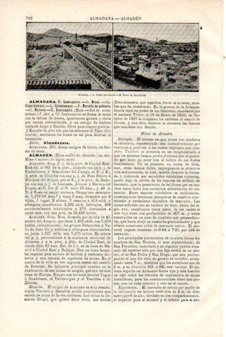 LAMINA V50551: Cerco de destilacion en Almaden, Ciudad Real